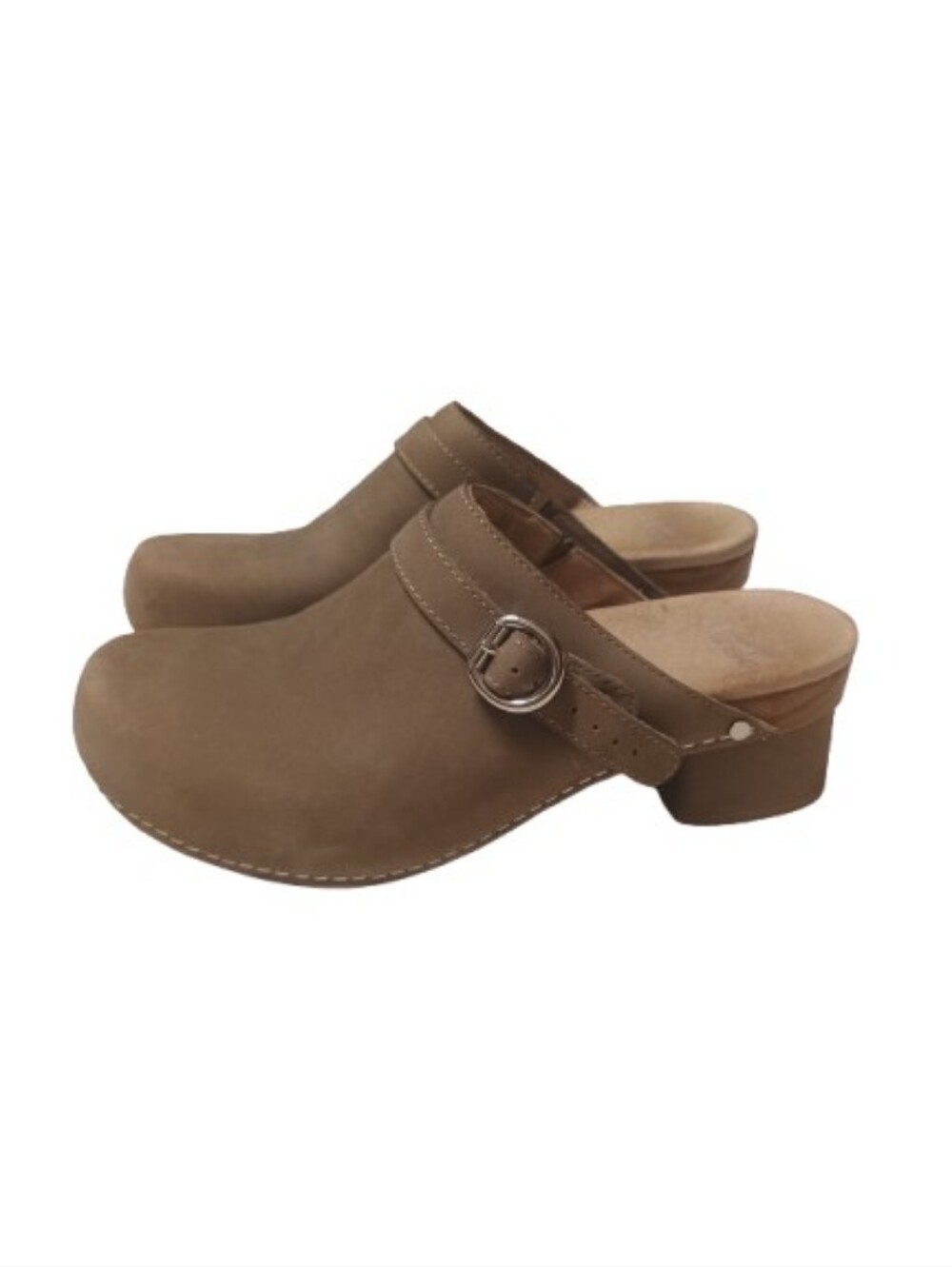 Dansko Buckle Clogs Open Back Suede Women's Size: 39